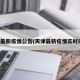 天津最新疫情公告(天津最新疫情实时动态)